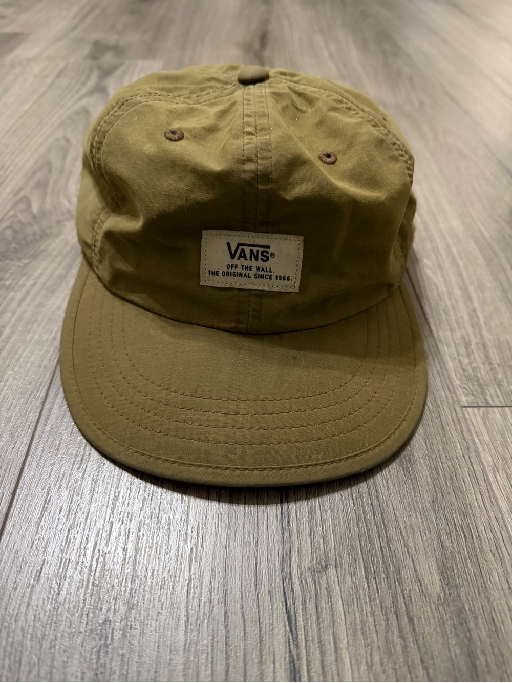 Vans Olive Green Six-Panel Strapback Hat